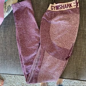 Gymshark flex leggings - red marl